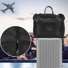 Waterproof Business Suit Travel Storage Bag Black 100x60cm
