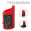 USB-Batterieladeadapter ABS 5V 2,1A / DC 12V 3A 3