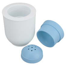 Molde para bolas de hielo grandes con diseño multicapa para bebidas frías - azul
