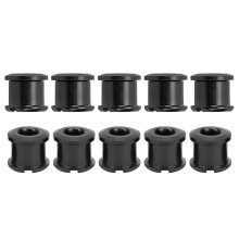 10Pcs Aluminium Chainring Bolts for Mountain & Road Bikes Black