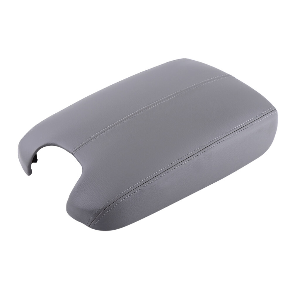 Artificial Leather Armrest Center Console Lid Gray 9121376700422