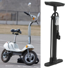 Multifunctional Bicycle Pump, Portable High Pressure Floor Pump for Bike, Car, Motorcycle, Swimming Ring