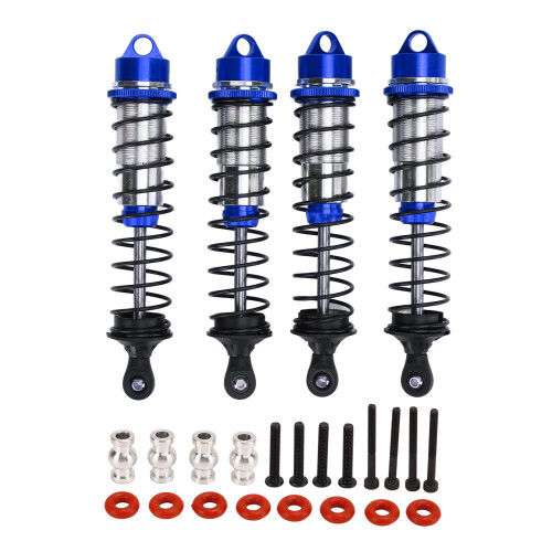 4 Stück MAXX 2.0 1/10 RC-Dämpfer dunkelblau 133mm 1