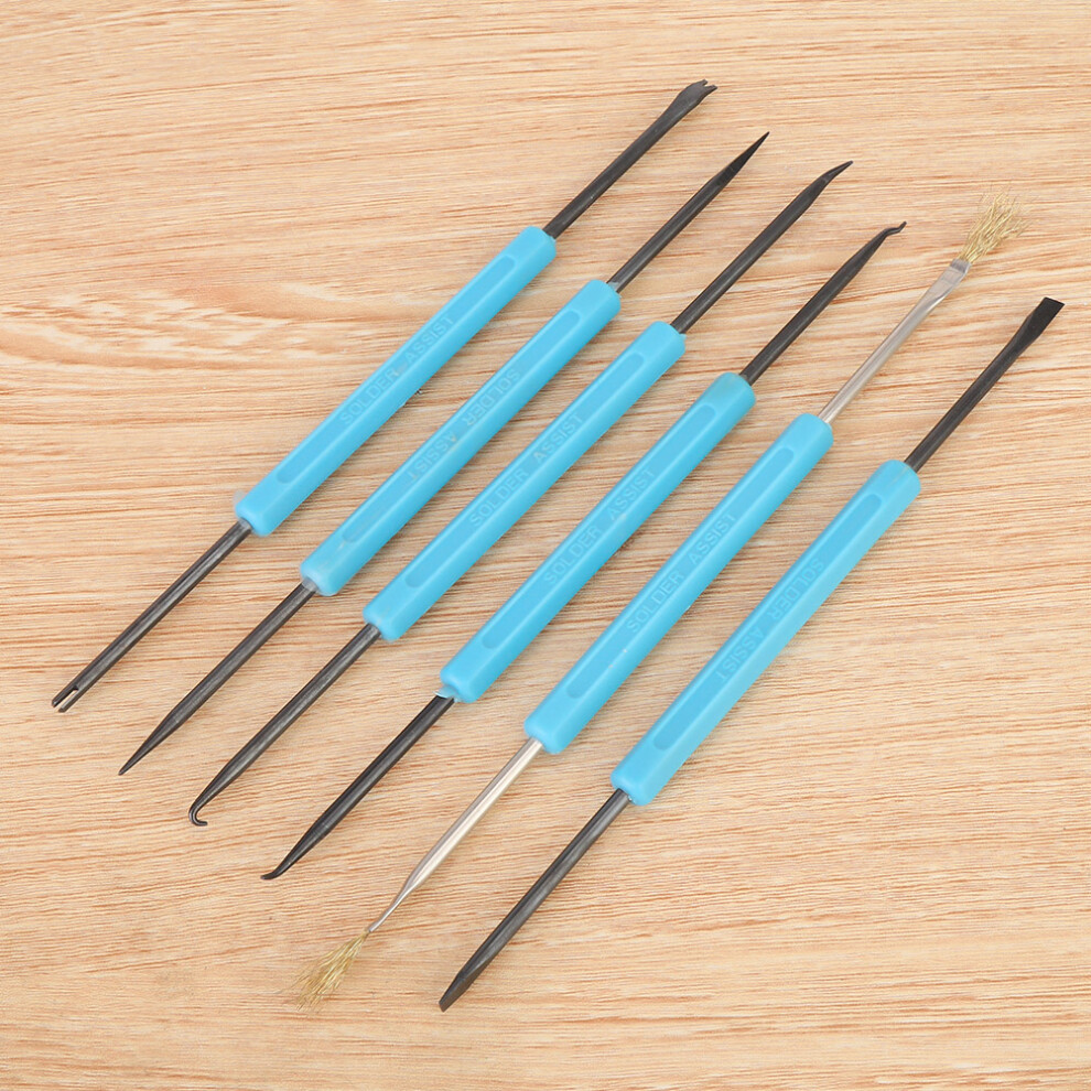 Compact 6Pcs Dual-Tip Soldering Assist Tools For Precision Electronics 7891341415881