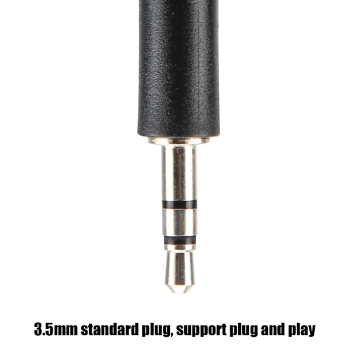 3PCS Adjustable 3.5mm Microphone Set - Flexible, Compact, Black 2