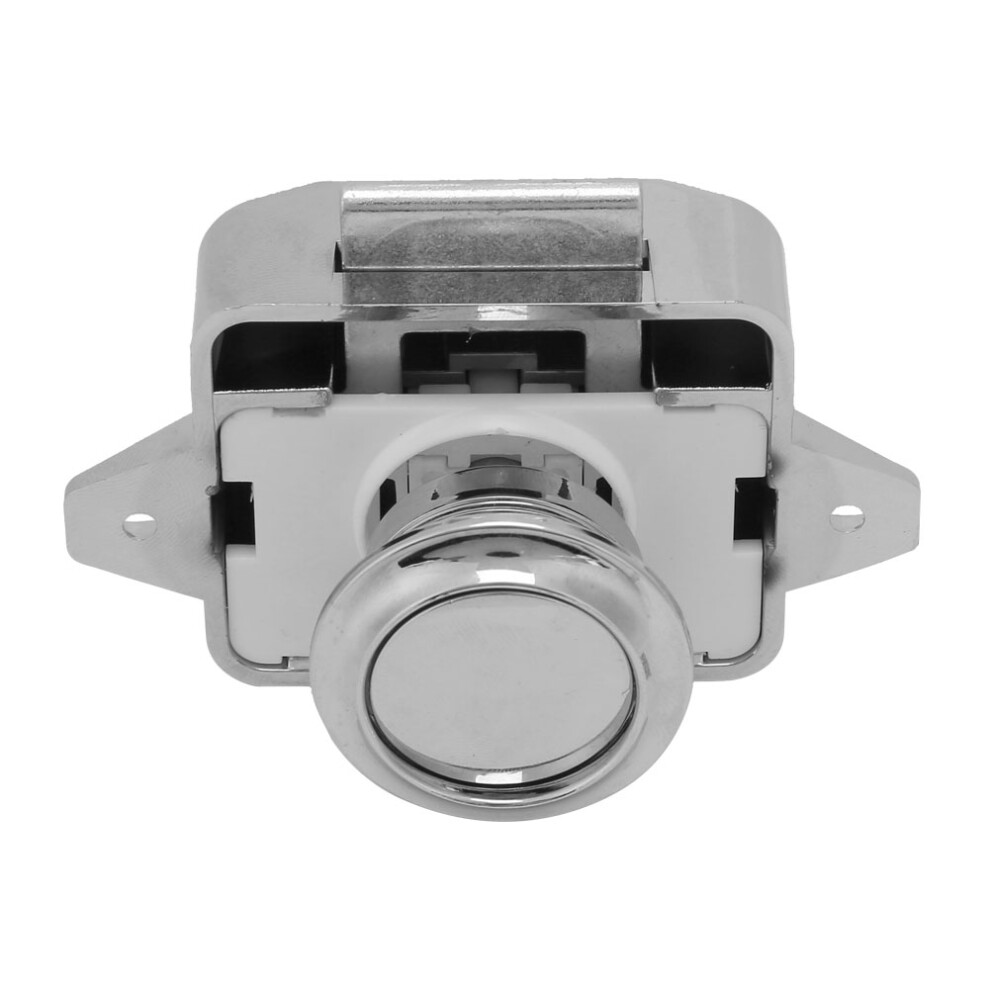 3Pcs Aluminum Alloy Boat & Rv Push Button Cabinet Lock - Safe Drawer Lock 9491341416215