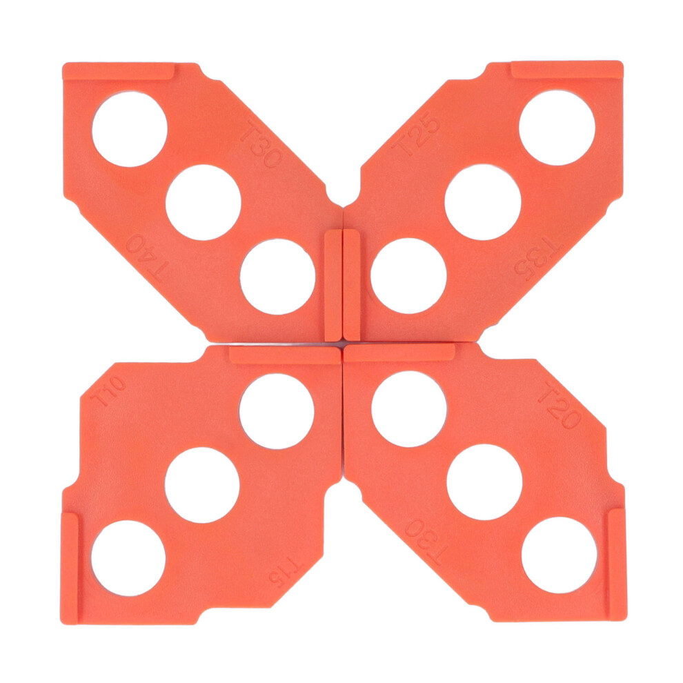 4Pcs Radius Jig Router Templates Set Rounded