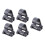 5 Diving Buckle Clips for Divers, Replacement Clips for Diving Equipment, Durable Plastic Holders, Universal Size 1