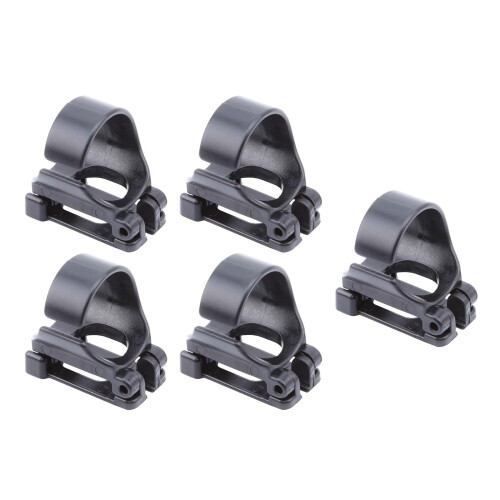 5 Diving Buckle Clips for Divers, Replacement Clips for Diving Equipment, Durable Plastic Holders, Universal Size