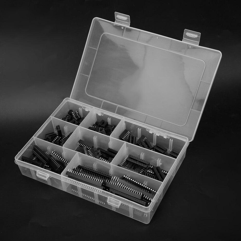 122 Pcs Ic Socket Set 2.54Mm Dip-8 6-40 Pins Electronic Connector 4381341421249