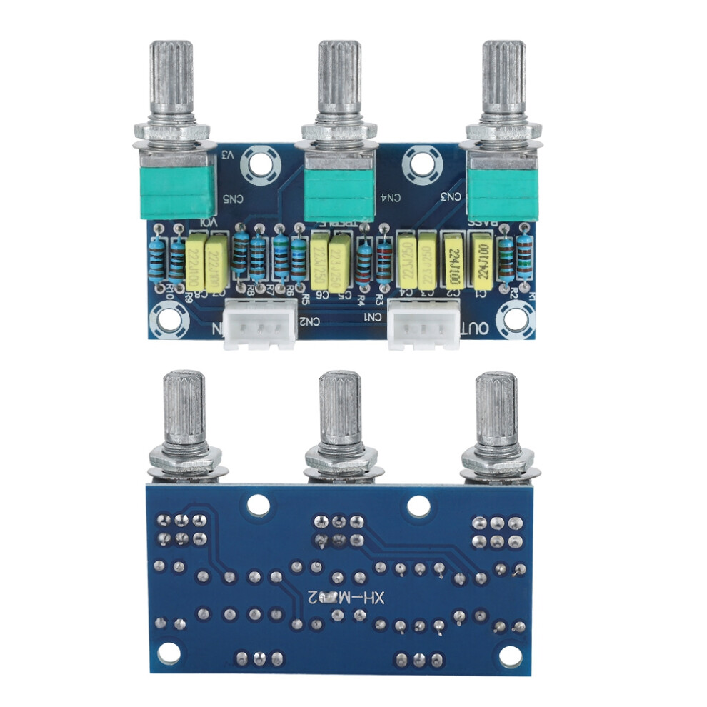 3 Channels Pre Amplifier Module Toning Board Xh2.54 3P Socket For Audio 5001341421344