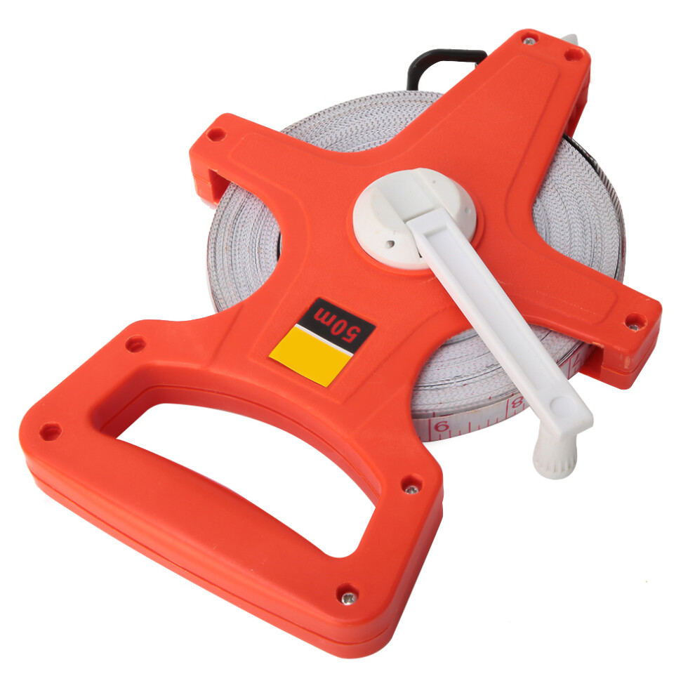 50M Thickened Hand Plastic Open Reel Tape Measure For Construction And Diy 8301341421823