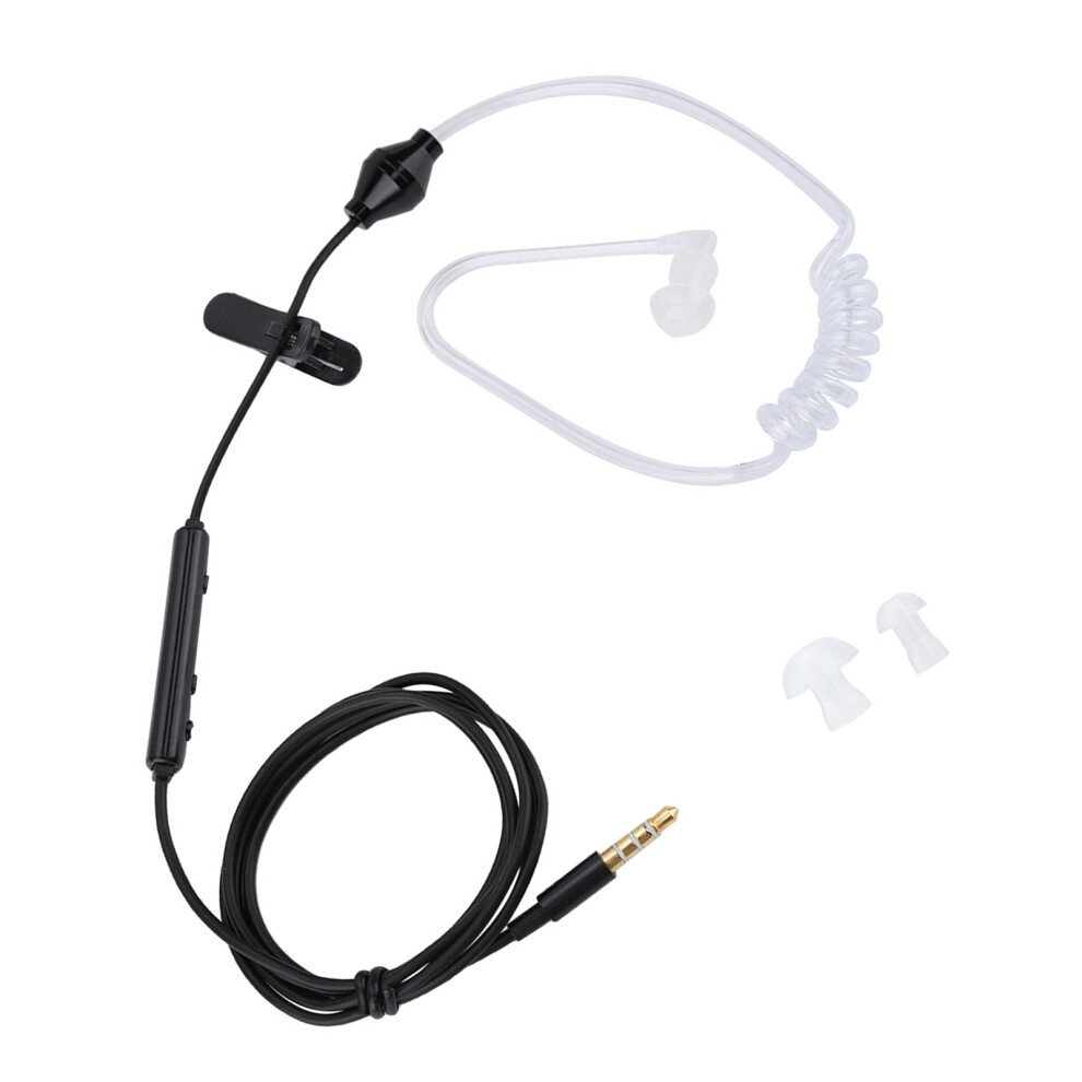 In Ear Headset With Mic For Ios/Android, Cable Tube, 100Cm Black/White 9391341421731