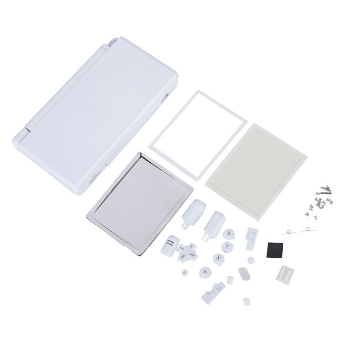 Nintendo DS Lite Replacement Shell Case White for NDSL 13.5*7.8*2.7cm 1