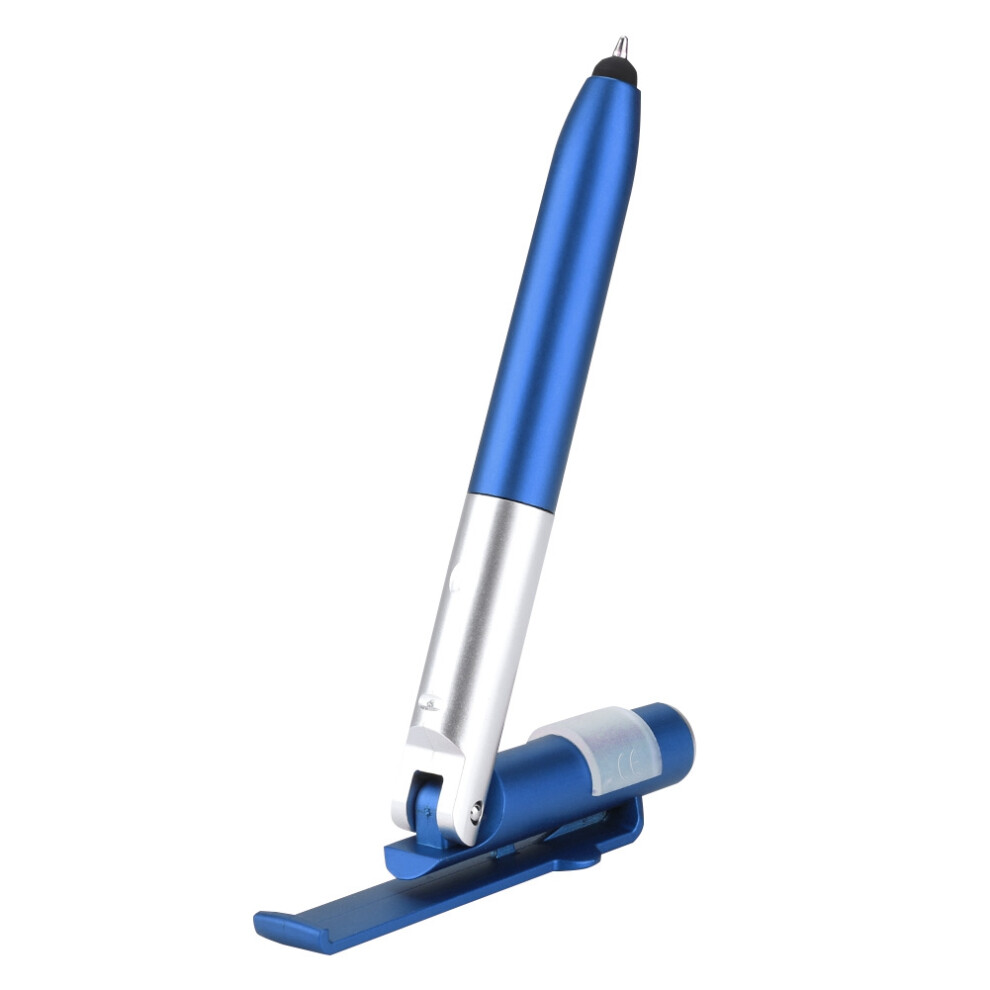 4 In 1 Capacitive Ballpoint Pen W/ Led For Tablets & Smartphones Blue 9491341425675