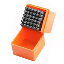 37 Pcs Steel Stamp Set 26 Letters 9 Numbers 1