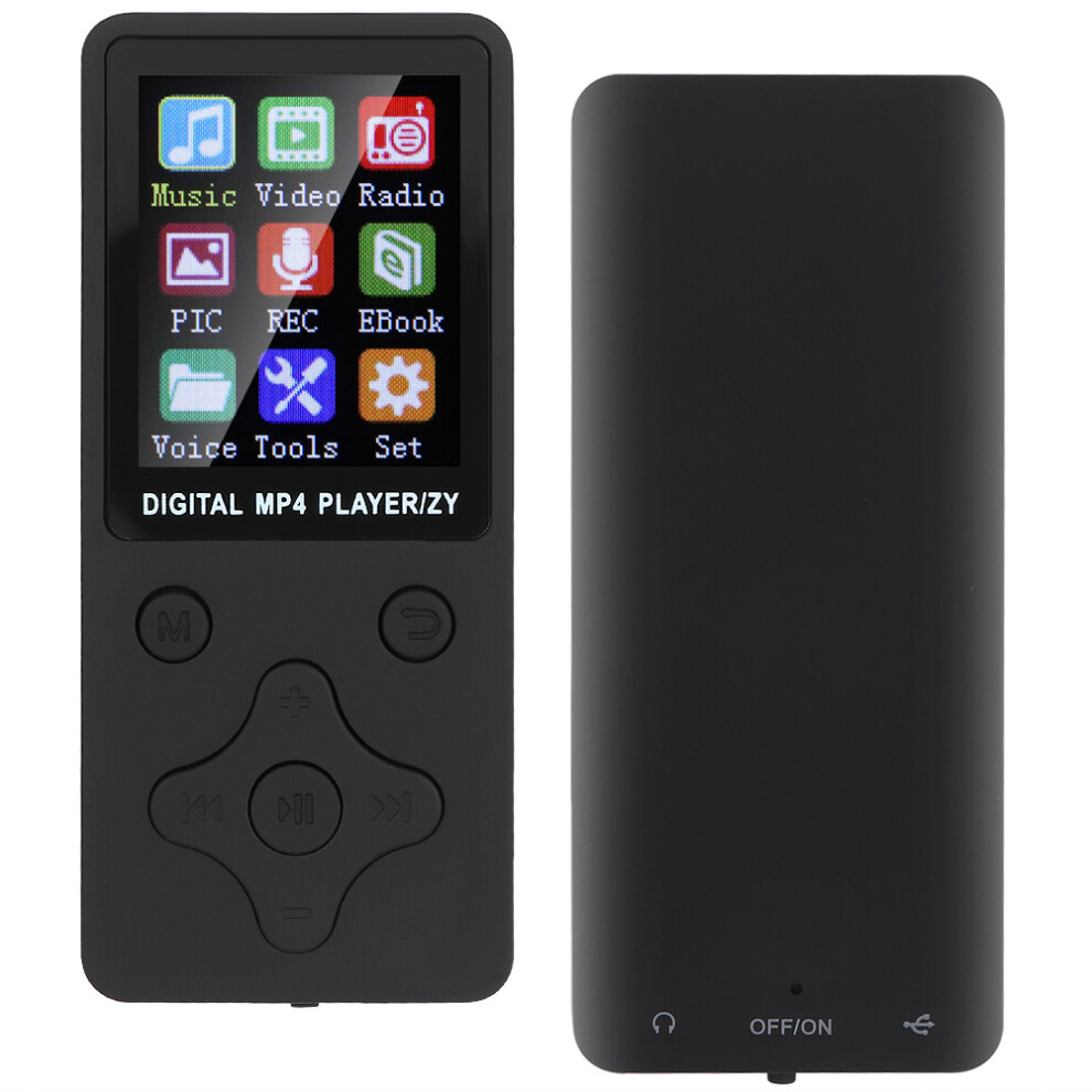 T1 Music Mp3 Mp4 Player 8G Bluetooth 32G Support Rhombus Buttons Black 5031341429279