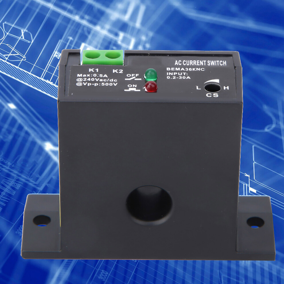 Flameproof Adjustable Ac Sensing Switch 0.2-30A, Ip30, 46X65x25mm 4291341429919
