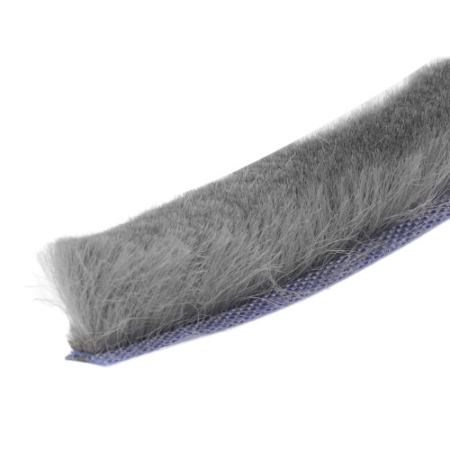 Burlete autoadhesivo gris 9x15 mm 2