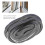Burlete autoadhesivo gris 9x15 mm 10