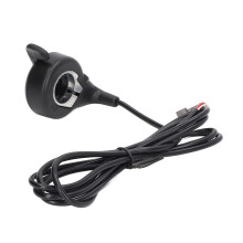 Acelerador de pulgar para bicicleta eléctrica de alta resistencia hecho de ABS y metal compatible con bicicletas eléctricas de 24 V a 72 V