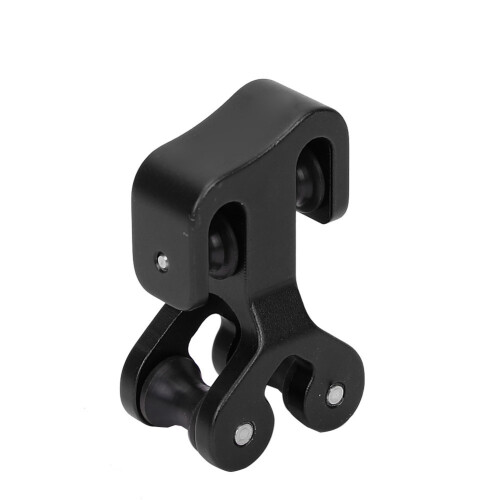 Aluminum Alloy Bow String Roller Glide Block for Archery Cable Black 58mm 1