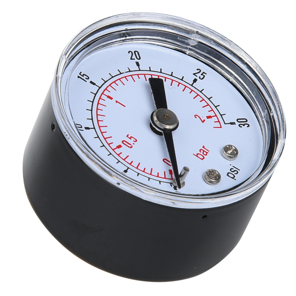 Mechanical Pressure Gauge 0-30Psi 1/8" Bspt Back Mount 5071341431186
