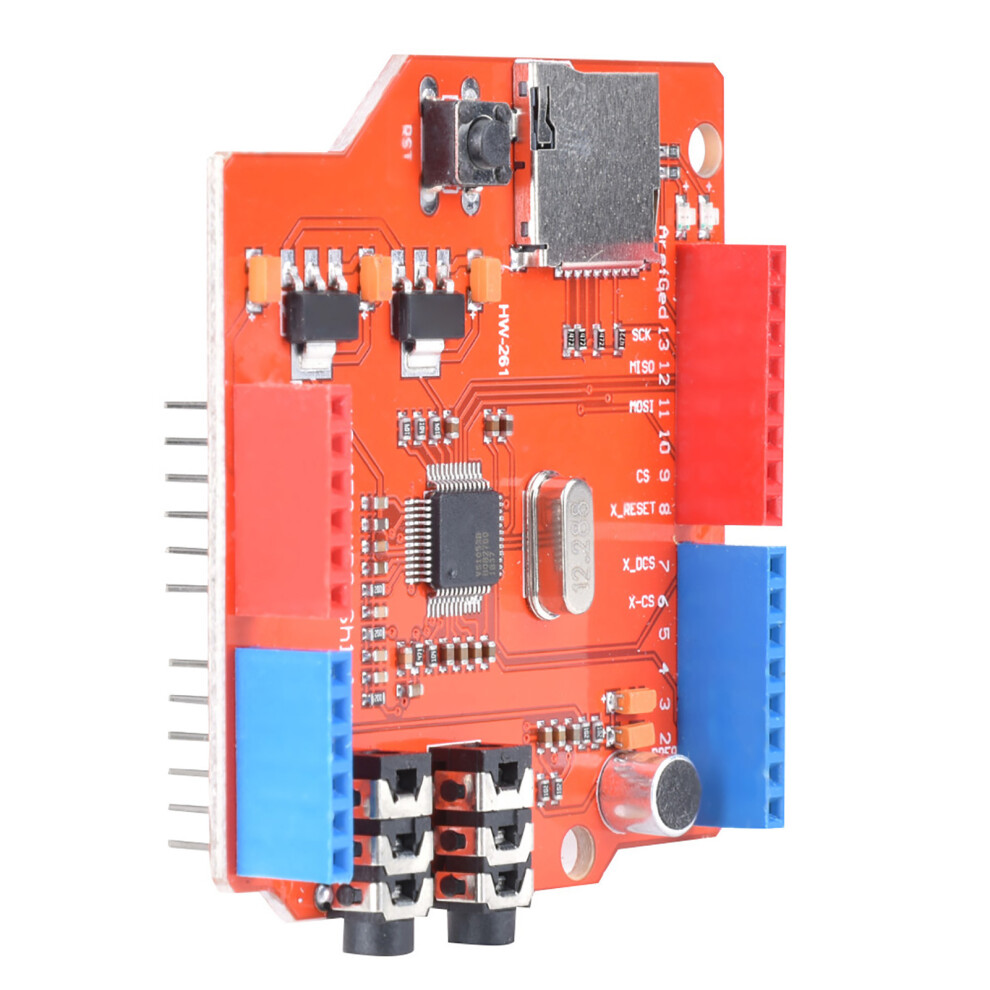 Vs1053b Mp3 Recording Amplifier Shield 6X5.7cm With Memory Card Slot 3731341431297