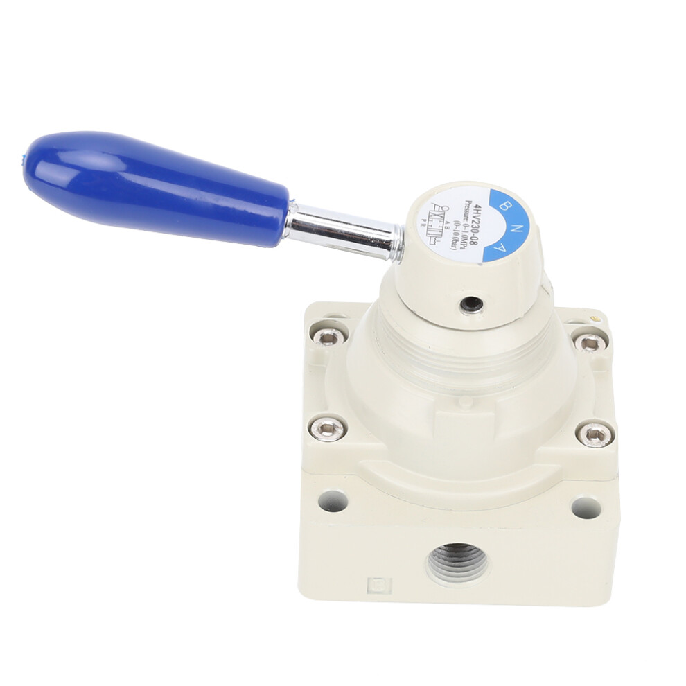4Hv230-08 Aluminum Alloy 4 Way 3 Position Pneumatic Valve 1/4In 8101341432115