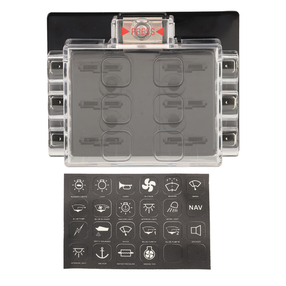 Fuse Block Blade Fuse Box ATC ATO for Boat Marine