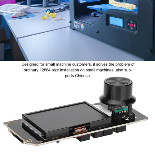 Mini 12864 LCD Display for 3D Printer with SD Card, Black 2