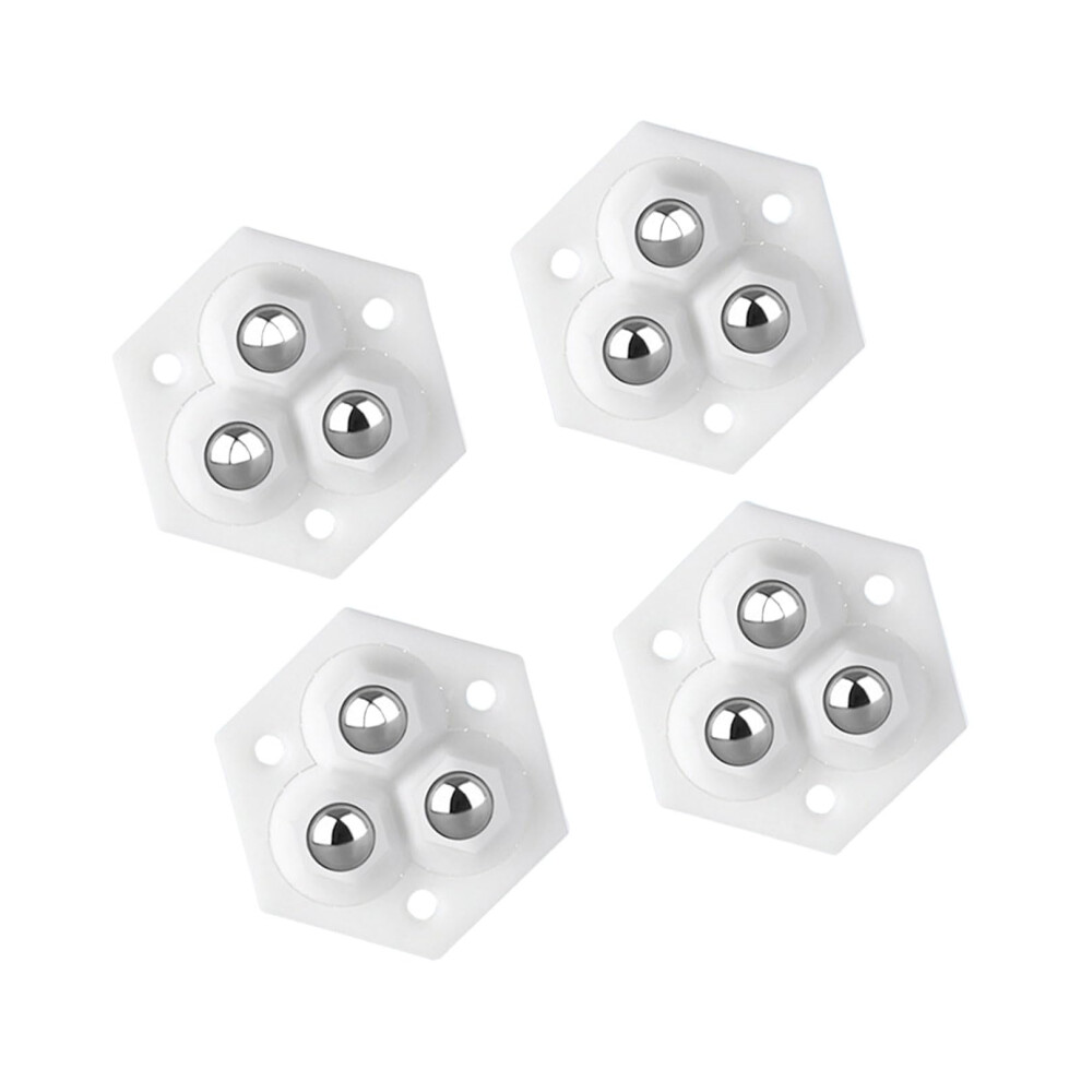 4 Piece Self-Adhesive Caster Wheels, Sticky Swivel Joints, Universal Rollers For Furniture And Equipment Mobility 6947110150345