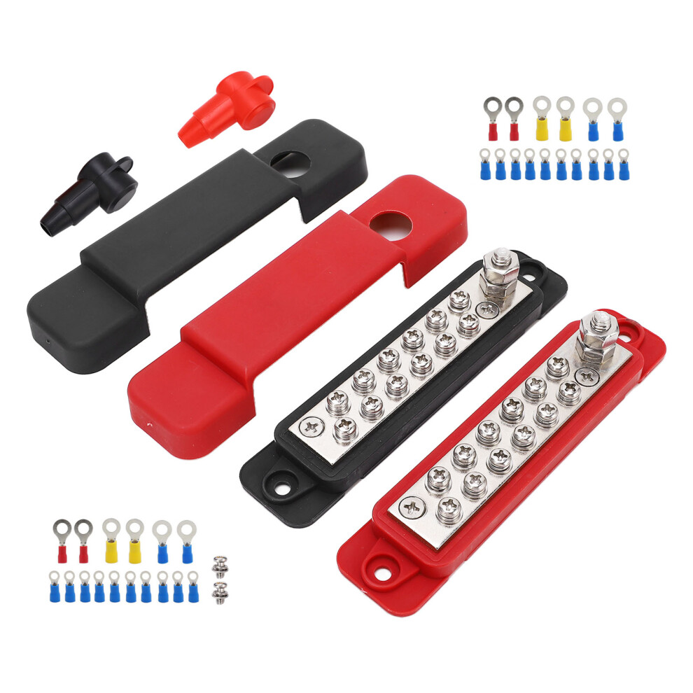 Power Distribution Block 12 Way 12V 180A Bus Bar