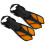 2pcs Adjustable Snorkel Fins Soft TPR Open Heel 5
