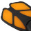 2pcs Adjustable Snorkel Fins Soft TPR Open Heel 14