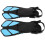 1 Pair Adjustable Diving Fins Soft TPR Open Heel 9