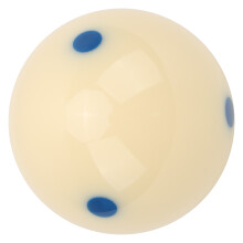 57.2mm Blue Dot Practice Cue Ball Resin Billiard Training Ball