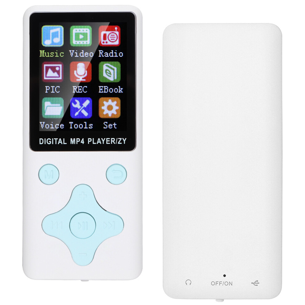 T1 Music Mp3 Mp4 Player 8G Bluetooth 32G Support | 1.8" Color Screen White 5011341438815