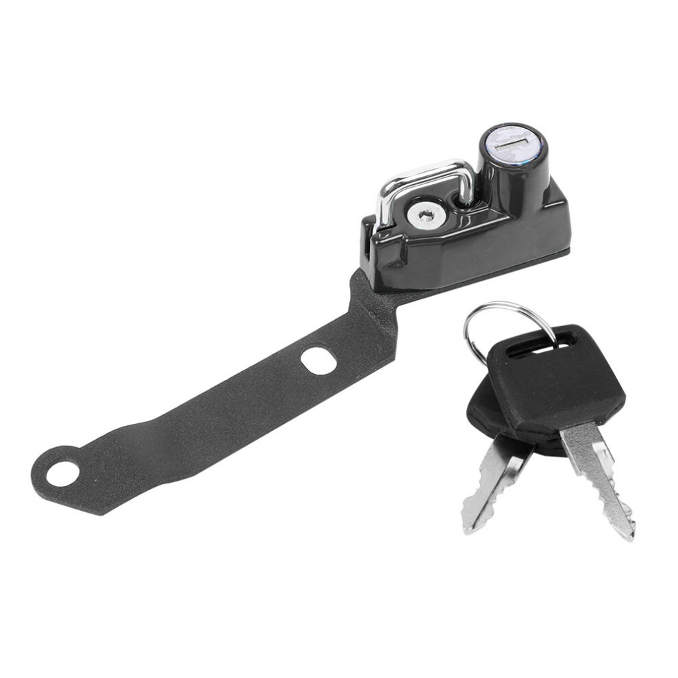 Aluminium Alloy Anti Theft Security Helmet Lock Black 9121376705298