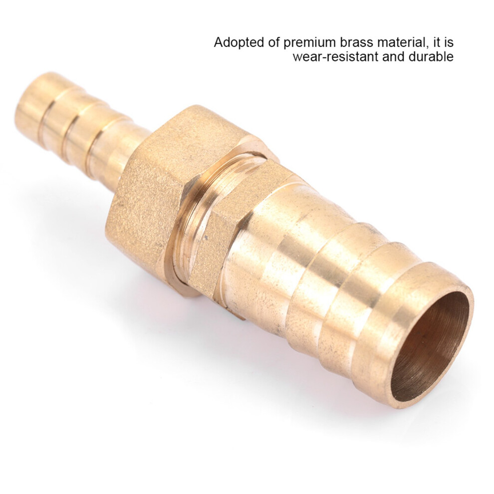 Hose Barb Reducer Brass 10Mm To 25Mm Tail Connector For Flexible Tubing 6931341440740