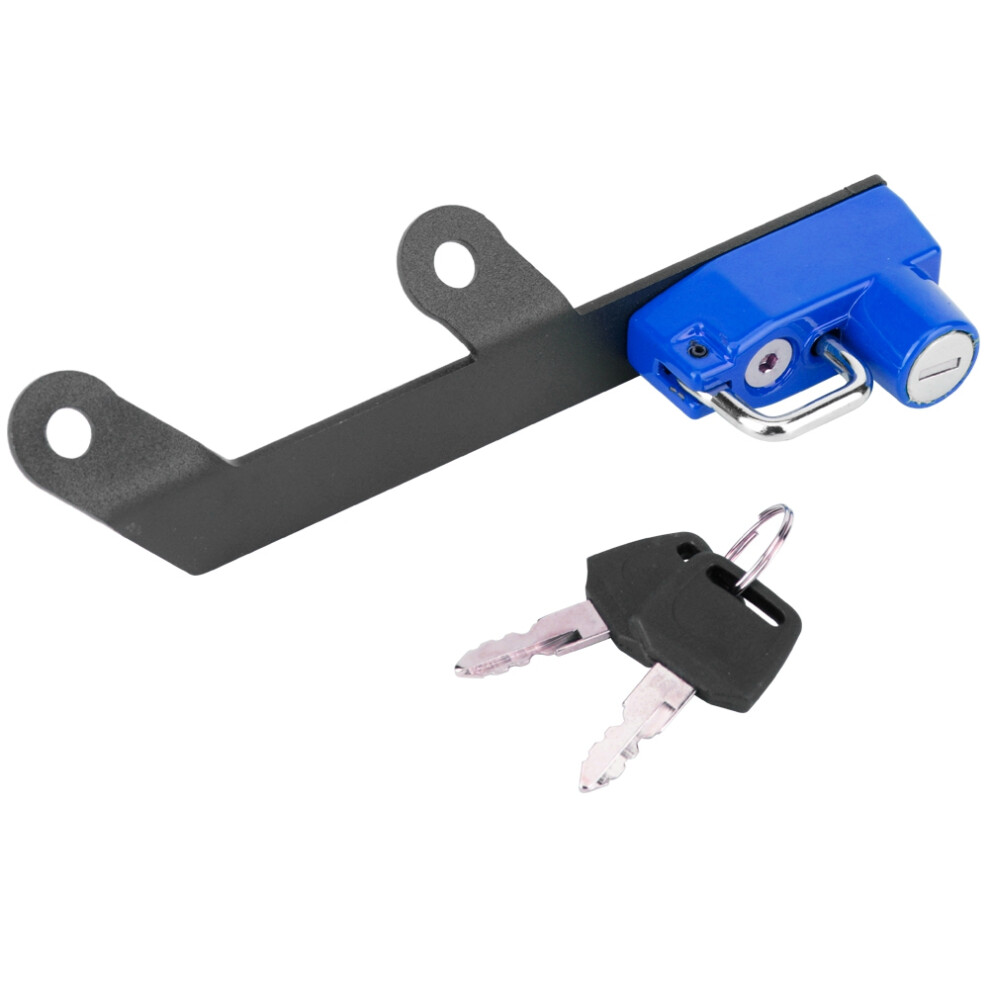 Aluminium Alloy Motorcycle Helmet Lock Anti Theft Blue 9121376705380