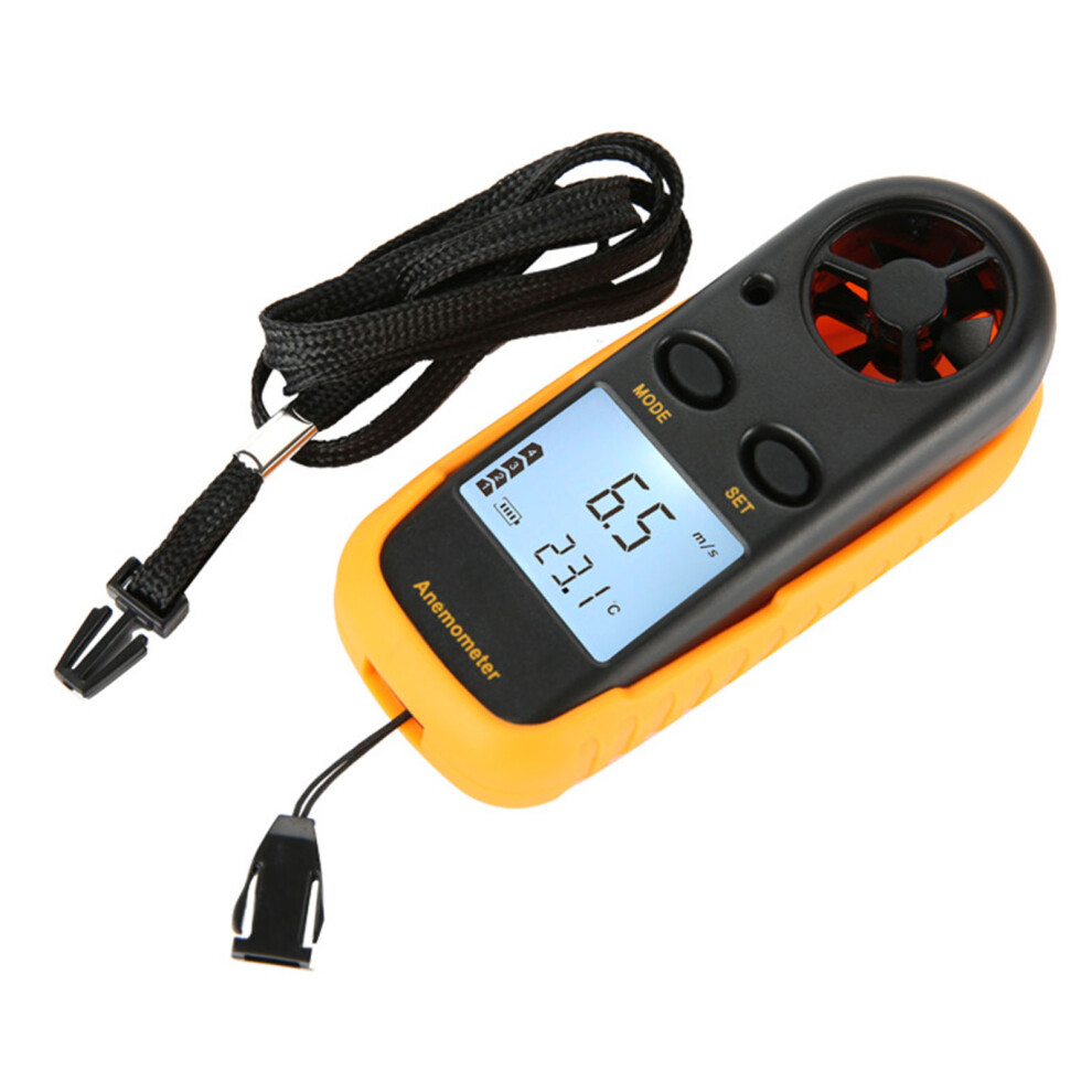 Digital Anemometer Thermometer LCD Display