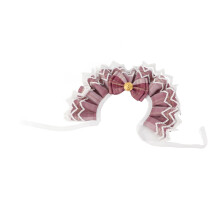 Haustier-Leine Lätzchen Halsband Modisch Süß JK Karo Haustier-Schlauchschal für Tiere Halsschmuck Zubehör Hunde Katzen Orange Blau M