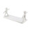 Estante de pared blanco con forma de muñeca de gran capacidad 8