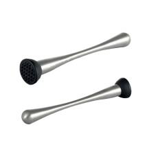 Cocktail Tools Cocktail Muddler Stainless Steel Mixing Spoon Bar Set with Ergonomic Handle and Durable Silver Finish