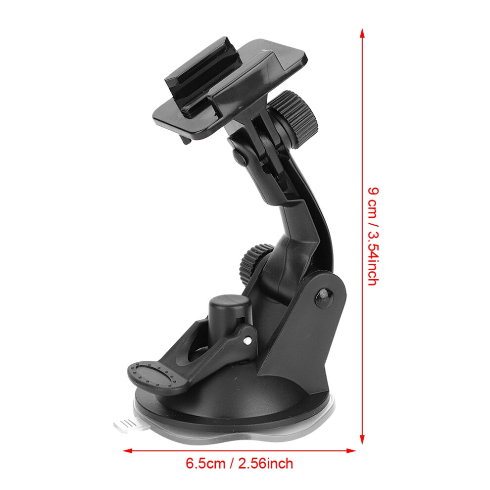 Strong Car Suction Mount For Action Cameras, 9X6.5cm, Black 7691341439500
