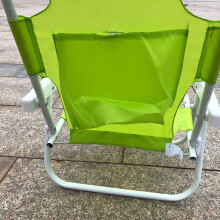 Kinder Klapp Campingstuhl aus Oxford-Gewebe, vielseitig, tragbar, outdoor, faltbarer Stuhl mit verstärktem Stahlrohr, grün