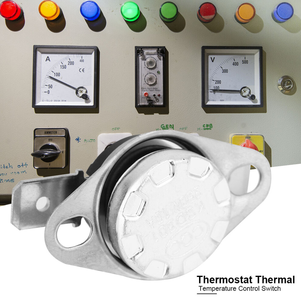 5 Pcs Ksd301 Thermal Switch 250V 10A Normally Closed 145C Kit 3041341442590