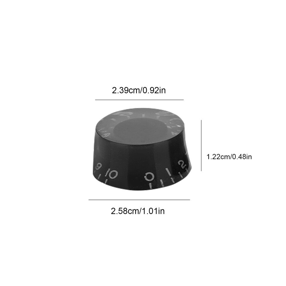 4pcs Black Guitar Tone Speed Volume Control Knobs for Les Paul-image-OPC-PJMNY25-NEW