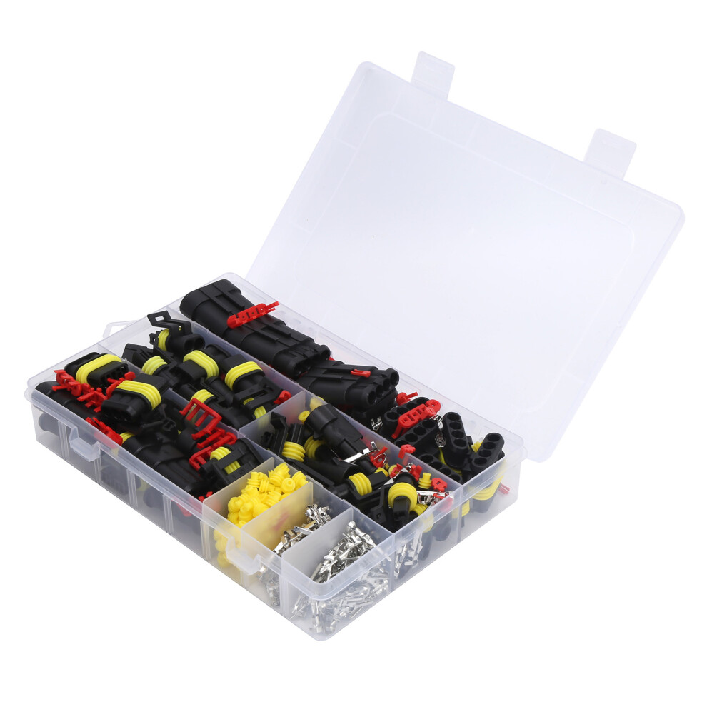352Pcs Waterproof Automotive Electrical Connector Plug Set Industrial Supplies 7671341440669